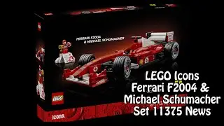 LEGO Ferrari F2004  & Michael Schumacher (Icons Set 11375)