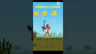 Stickman vs craftsman #shorts #viral #craftsman #animation #minecraft