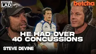 Steve Devine opens up on life post 40 concussions!