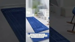 Non-Slip Hallway Runner Rug Bedroom Carpet Kitchen Floor Mats | Washable Anti-Slip Mats