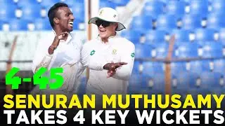 Senuran Muthusamy Grabs 4 Wickets | Bangladesh vs South Africa | 2nd Test Day 3 | M3H1K