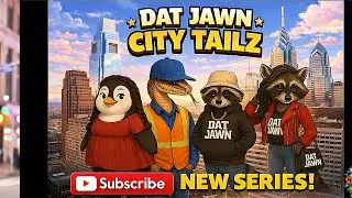 Dat Jawn City Tailz is an animated urban storytelling series straight outta Rackoon City 🦝🏙️