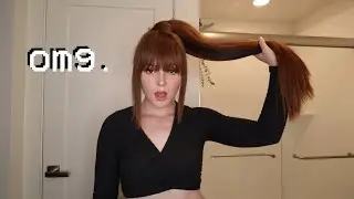 QUARANTINE BANGS GONE RIGHT?! ft INH hair review!
