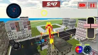 911 City Rescue Helicopter Sim 3D Gameplay!