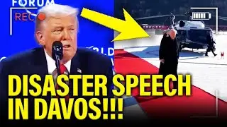 Trump gives DISASTER DAVOS SPEECH as he STRUGGLES TO WALK