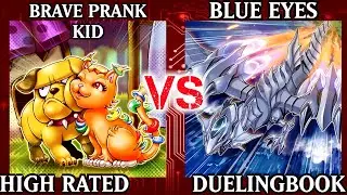 Brave Prank Kid vs Blue Eyes | High Rated | Dueling Book