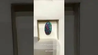 This Black Opal from Lightning Ridge Is a Masterpiece in Waiting #opal #gemstone #gemstonejewelry