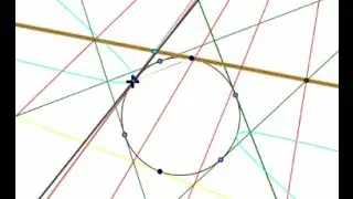 Projective Geometry 15 Conic Involutions, Pascal's Line And Brianchon's Point