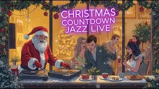 🌟 Christmas Countdown Jazz LIVE | Smooth Vinyl Nights with Purple