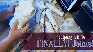 Sculpting a BJD: FINALLY! Joints!