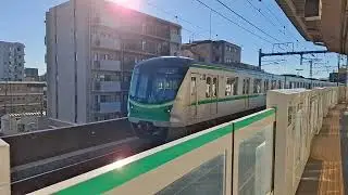 東京メトロ16000系85F　北綾瀬到着　20251204 084133