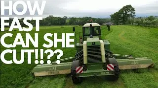 22 YEAR OLD KRONE BIG M IN ACTION, HOW FAST CAN SHE CUT!!!