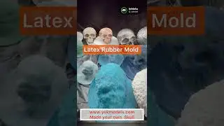 Latex Rubber Mold Molds #mold #plaster #plastermold #cement #skull