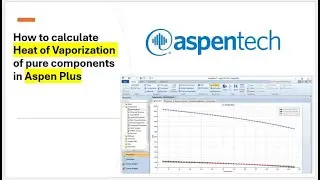 How to calculate Heat of Vaporization of pure components in Aspen Plus