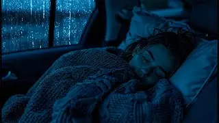 Fall Asleep in 3 Minutes with Heavy Rain & Soft Night Ambience Inside a Cozy Car