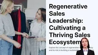 Regenerative Sales Leadership: Culture that Scales Like a Fern