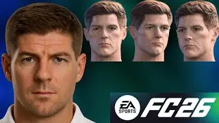 EA FC 26 - How To Create Steven Gerrard | Pro Clubs | Face Creation