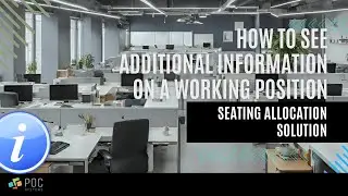 POC Seating Allocation: Viewing Additional Information for Workspace Units