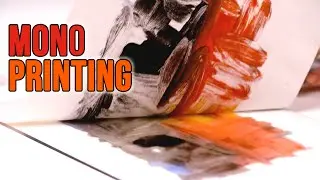 Tutorial : Mono Printing using Artisan Water Mixable Oil Color