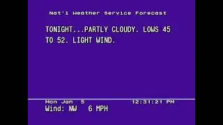 WeatherStar Jr. - Phoenix, AZ - January 5, 2026 12:31 PM