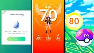 ОБНОВЛЕНИЕ 80-ГО УРОВНЯ УЖЕ ДОСТУПНО В POKEMON GO! БЕСПЛАТНЫЙ Мастербол / Новое яйцо ежедневного ...