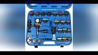 Best 28Pcs Universal Radiator Pressure Tester Set Vacuum Type Cooling System Test Water Tank Leak D