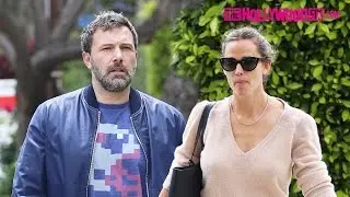 Ben Affleck & Jennifer Garner Take Their Kids To Sunday Morning Church Service After Divorcing