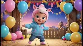 Baby Horse New Year Stable Song | Fun New Year & Animal Nursery Rhyme for Kids | Baby Learning Song