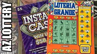▶️CHASE: $50,000 JACKPOT || $5 LOTERIA GRANDE || $5 INSTANT CASH #arizona #azlottery
