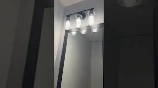 Review Zarbitta 3-Light Bathroom Light Fixtures, Black Modern Vanity Lights with Clear Glass Shade