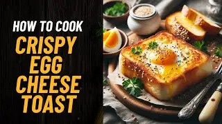 Crispy Egg Cheese Toast   Breakfast Egg Sandwich Hack   Crispy One Pan Egg Toast