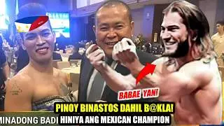 PINOY MINALIIT DAHIL BAKLA! BINUGB0G ANG MEXICAN CHAMPION SA HARAP NG FANS!