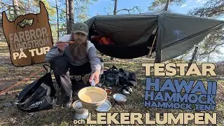Farbror Lundström Testar Hawaii Hammock - Hammock Tent och Leker Lumpen