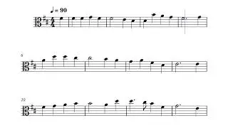 Himno# 28 tu pueblo jubiloso Samuel Wesley para viola