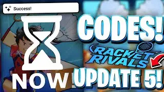 ✨[UPD 5] ALL NEW SPIRIT UPDATE 5 CODES FOR RACKET RIVALS | ROBLOX RACKET RIVALS CODES