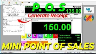 Mini Point of Sales System VB6 Visual Basic Projects and Demos