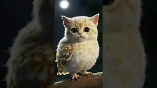 This Magical Cat-Owl Hybrid Will Make You Believe in Fantasy!