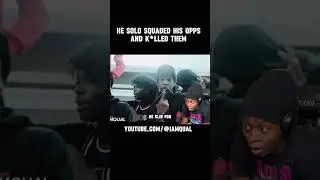 He Solo Squaded His Opps And K*lled Them ! #iamqual #reaction #crime #drill