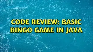 Code Review: Basic bingo game in Java (3 Solutions!!)