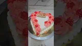 Learn how to make heart cake shape from round cake...