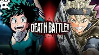 Deku vs asta death batle alternative my hero academya vs black clover
