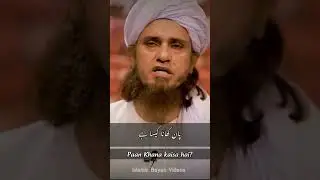 Paan Khana kaisa hai | Kya pan Khana Sunnat hai ? Mufti Tariq Masood | Islamic bayan videos