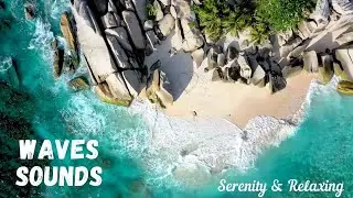 🎧 OCEAN WAVES SOUNDS On Tropical Island ㅣ For serenity, deep sleeping, meditation
