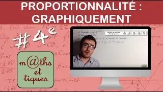 Repr&eacute;senter graphiquement une situation de proportionnalit&eacute; - Quatri&egrave;me