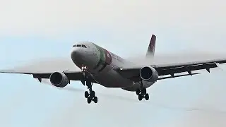 Wing CONDENSATION Effect on Landing Airplane!