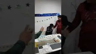 Birthday revenge with silly string