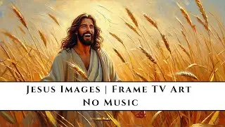 Jesus TV Art | No Music | 4K Looping Christian Screensaver Wallpaper | Frame TV Jesus Paintings