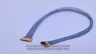 lvds micro coax 0.5 mm pitch for ultrasound probe Medical Grade Advanced Factory Located in Esto Ext