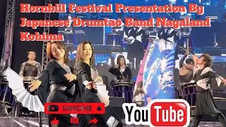 Hornbill Festival Presentation By Japanese Drumtao Band Nagaland Kohima