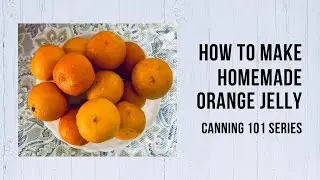 Let's make Orange Jelly! - Canning and Jamming series!